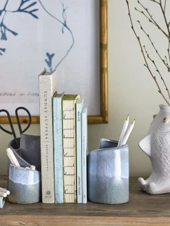 - Meliad Bogstøtte, Blå, Stentøj*Creative Collection Online