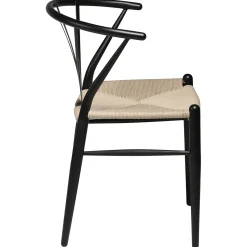 DAN-FORM - DELTA Stol - Natur Rattan/Sort Lak* Outlet