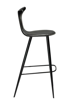 DAN-FORM - DOLPHIN Barstol - Vintage sort kunstlæder* Outlet