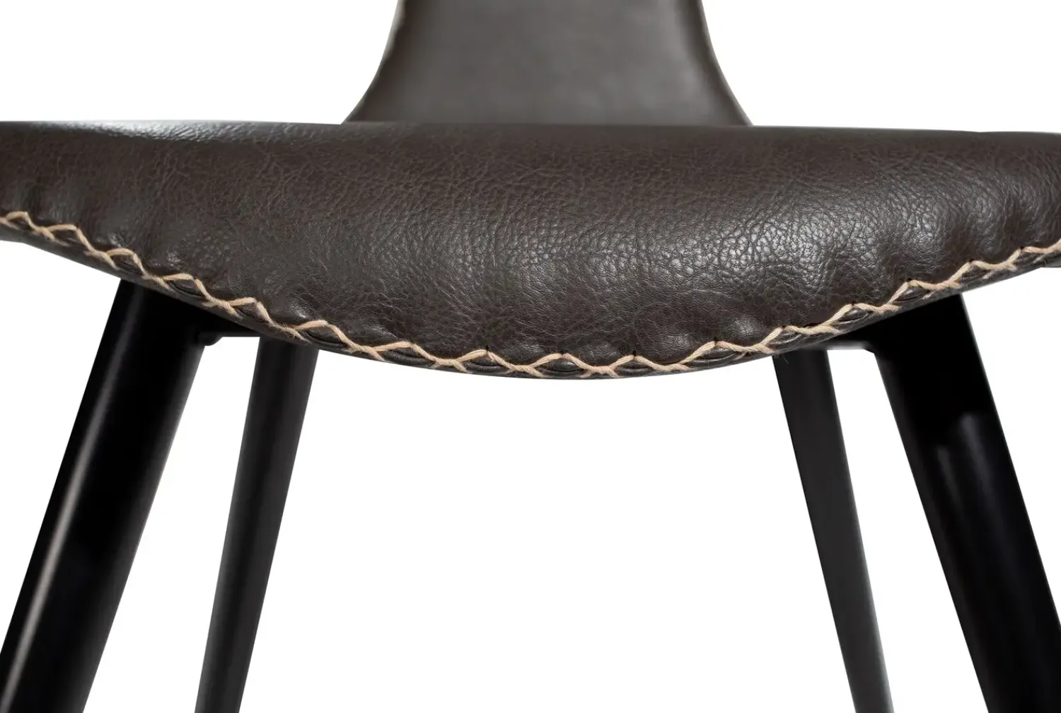 DAN-FORM - DOLPHIN Stol - Vintage grå kunstlæder* Online