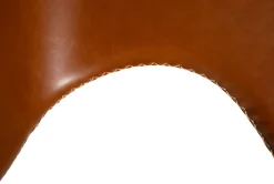 DAN-FORM - DOLPHIN Stol - Vintage lysebrun kunstlæder^ Clearance