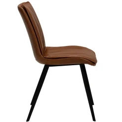 DAN-FORM - FIERCE Stol - Vintage lysebrun kunstlæder* Outlet