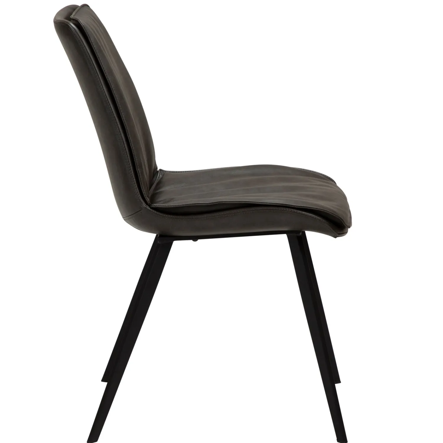 DAN-FORM - FIERCE Stol - Vintage grå kunstlæder^ Hot