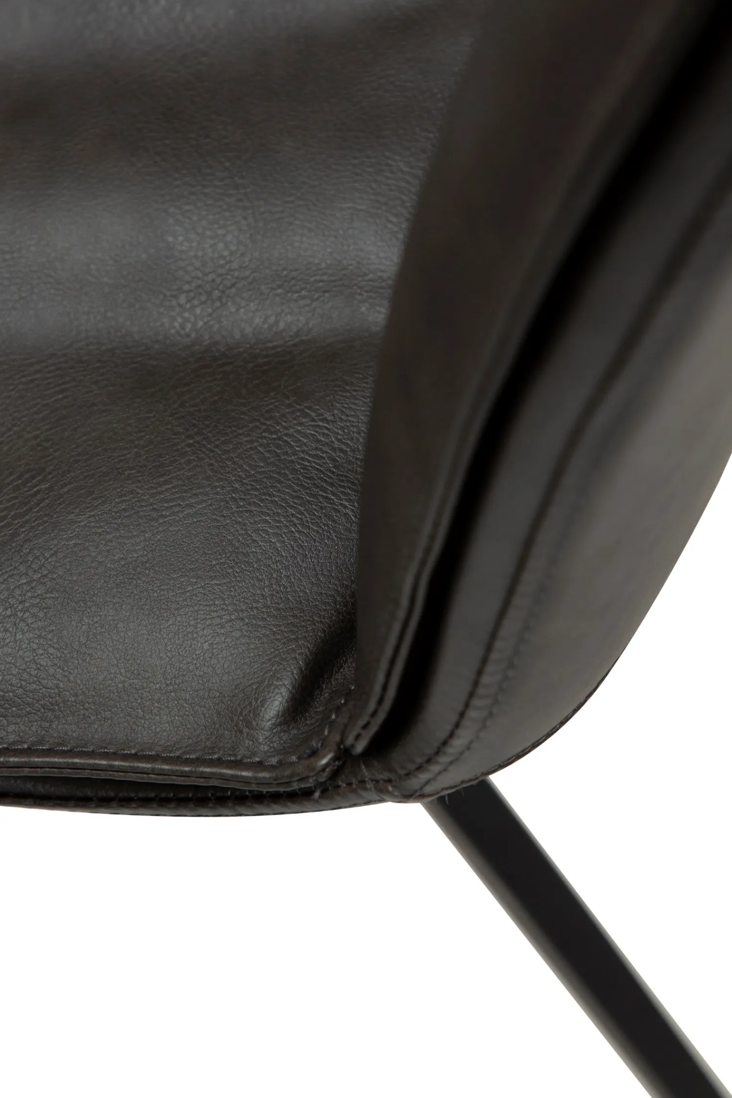 DAN-FORM - FIERCE Stol - Vintage grå kunstlæder^ Hot