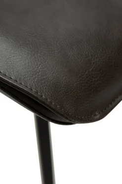 DAN-FORM - FIERCE Stol - Vintage grå kunstlæder^ Hot