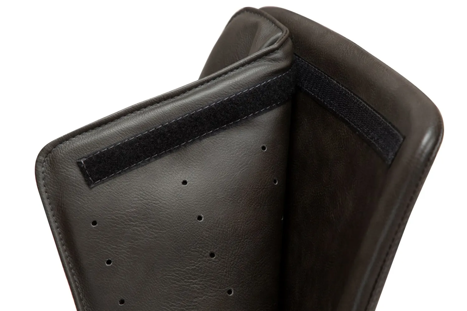 DAN-FORM - FIERCE Stol - Vintage grå kunstlæder^ Hot