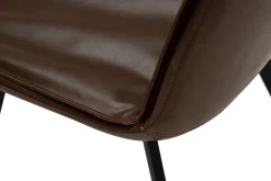 DAN-FORM - FIERCE Stol - Vintage cocoa kunstlæder* Outlet