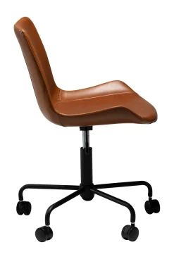 DAN-FORM - HYPE Office Stol - Vintage lysebrun kunstlæder* Sale
