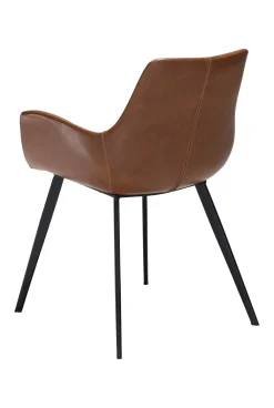 DAN-FORM - HYPE Stol - Vintage Lysebrun kunstlæder* Clearance