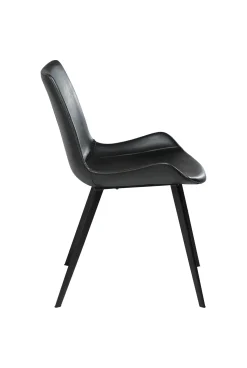 DAN-FORM - HYPE Stol - Vintage Sort kunstlæder^ New