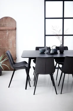 DAN-FORM - HYPE Stol - Vintage Sort kunstlæder^ New