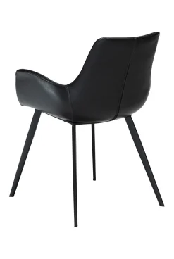 DAN-FORM - HYPE Stol - Vintage Sort kunstlæder^ Outlet