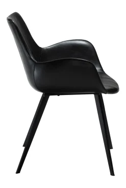 DAN-FORM - HYPE Stol - Vintage Sort kunstlæder^ Outlet