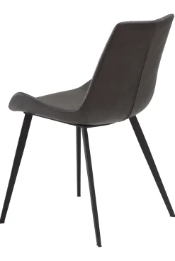 DAN-FORM - HYPE Stol - Vintage Grå kunstlæder* Best