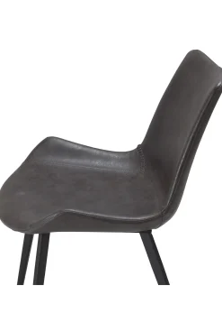 DAN-FORM - HYPE Stol - Vintage Grå kunstlæder* Best