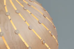 - Ebb Bounce Lampe, natur^David Trubridge