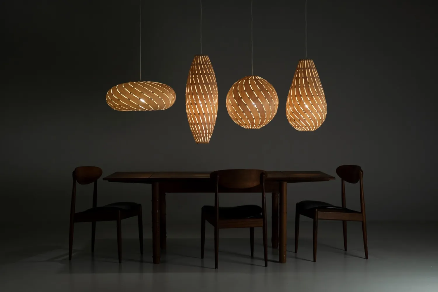 - Ebb Bounce Lampe, natur^David Trubridge