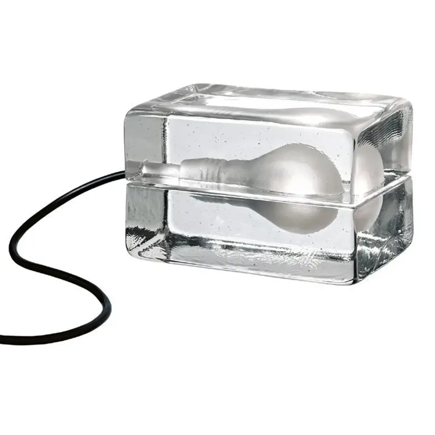 - Block Lampe. Glas blok lampe^Design House Stockholm Clearance