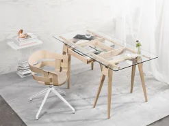 stol - Wick stol i ask sæde/grå ben^Design House Stockholm Discount