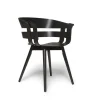 stol - Wick stol i sort ask sæde/sort ask ben^Design House Stockholm Best