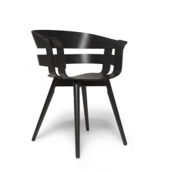 stol - Wick stol i sort ask sæde/sort ask ben^Design House Stockholm Best