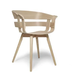 stol - Wick stol i eg sæde/eg ben*Design House Stockholm Sale