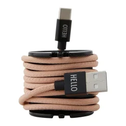 - Oplader kabel - USBC - Nude*Design Letters Sale