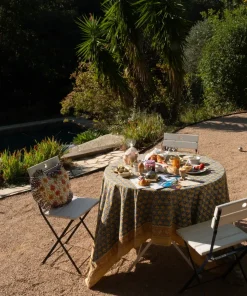 Doing Goods - Dug / sengetæppe - Blue Emma - 220 x 140 cm* Clearance