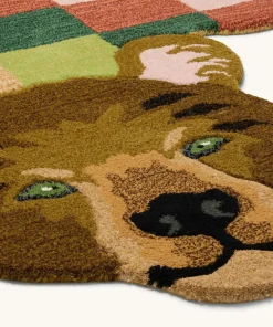 - Gulvtæppe - Archie Check Bear - Large^Doing Goods Online