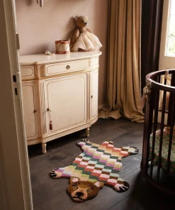 - Gulvtæppe - Bjørn - Archie Check - Small - 92 x 62 cm*Doing Goods Best