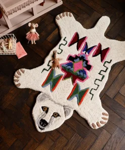 - Isbjørne tæppe - Kasbah Polar Bear - Small - 95 x 65 cm^Doing Goods New