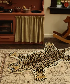 - Lilly Leopard Gulvtæppe - Large - brun^Doing Goods Clearance