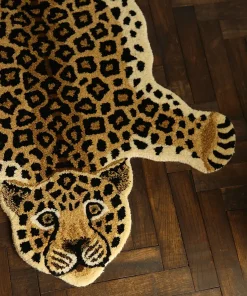 - Lilly Leopard Gulvtæppe - Large - brun^Doing Goods Clearance