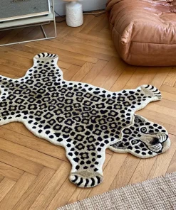 - Lilly Leopard Gulvtæppe - Large - brun^Doing Goods Clearance