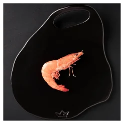 - Board plate/Tallerken - Lola - 28x23 cm - Sort*Dutchdeluxes Outlet