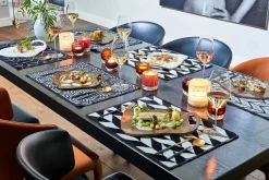 - Board plate/Tallerken - Lola - 28x23 cm - Sort*Dutchdeluxes Outlet