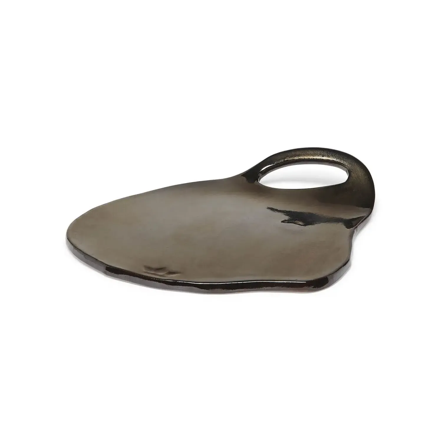 - Board plate/Tallerken - 28x23 cm - Platin*Dutchdeluxes Best