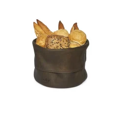 - Bread Basket Brødkurv - Ben - Vintage brun læder^Dutchdeluxes Discount