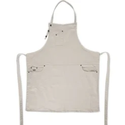 - Five Pockets Forklæde - Slim Fit - Sand Denim^Dutchdeluxes Hot