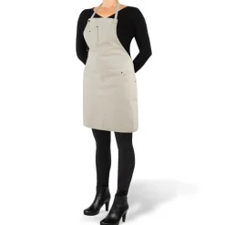 - Five Pockets Forklæde - Slim Fit - Sand Denim^Dutchdeluxes Hot