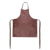 - Forklæde - Five Pockets Apron Slim Fit - Brun læder*Dutchdeluxes New