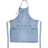 - Forklæde - Five Pockets Apron Slim Fit - Lys blå Denim^Dutchdeluxes Outlet