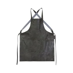 - Forklæde - Suspender Style - Vintage Grå*Dutchdeluxes Online