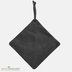 - Grydelap - Pot Holder - Vintage Grå Læder^Dutchdeluxes Hot