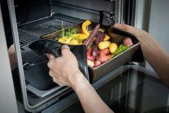 - Grydelap - Pot Holder - Vintage Grå Læder^Dutchdeluxes Hot