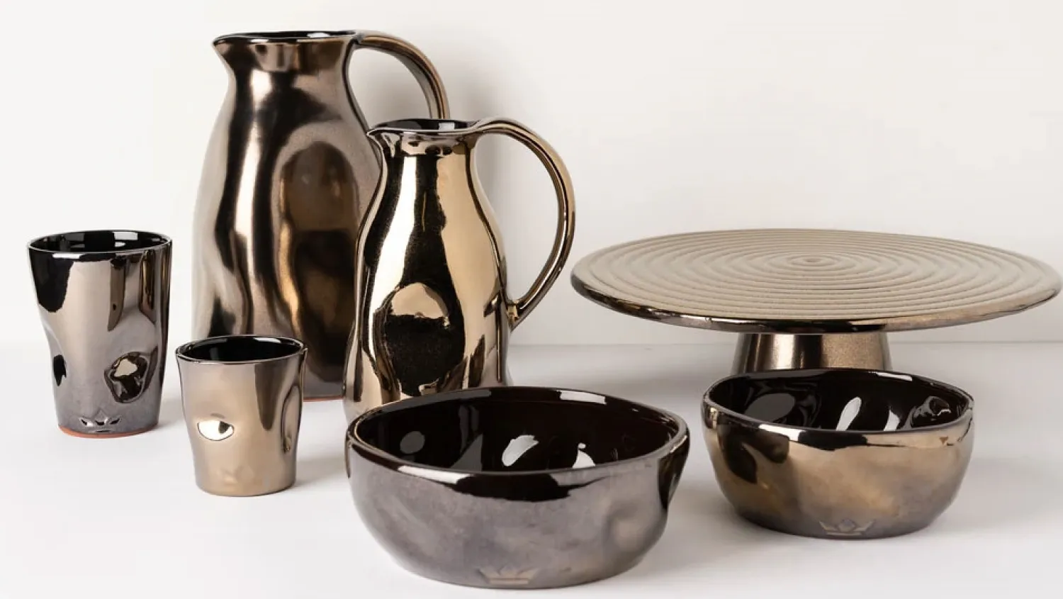 - Kande - Dented Jug - Platin - 2,5 L*Dutchdeluxes Clearance