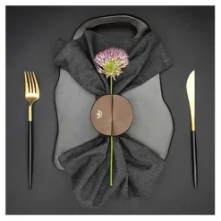 - Napkin Ring - Set of 4 - Vintage brun læder*Dutchdeluxes Best