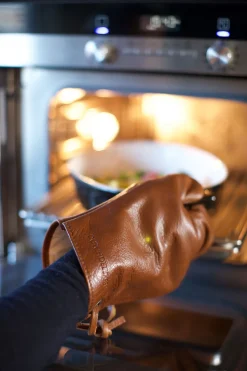 - Ovn Handske - Oven Glove - Brun Læder*Dutchdeluxes Best