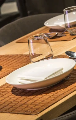 - Placemat - Dækkeserviet - Vintage Brun læder*Dutchdeluxes Outlet