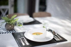 - Placemat - Dækkeserviet - Sort læder*Dutchdeluxes Outlet